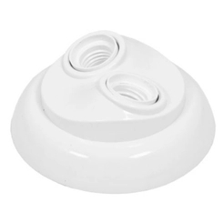 Plafonier Pl Para 2 Lâmpadas Branco E27 Perlex
