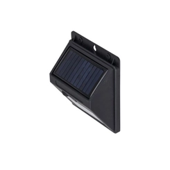 Luminária LED Arandela Solar ABS Preto 4W 3000K