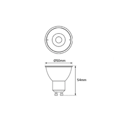 Lâmpada LED Dicroica 4W 6500K GU10 301948 - Brilia