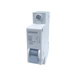 Disjuntor DIN Monof Curva-C 63A 5SJ1163-7MB - Siemens