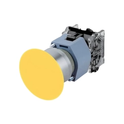 Botão Cogumelo 1NA Completo Amarelo 3SB7130-1BC30-1BA0 - Siemens