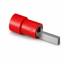 Terminal Pino 10mm Vermelho Comprimento 15mm 1154 - Intelli