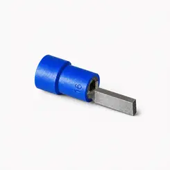 Terminal Pino 16mm Azul Comprimento 15mm 1153 - Intelli
