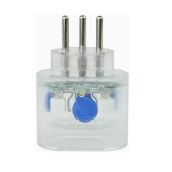 Plugue Protetor Pocket 2P+T 10A Transparente 10199 - Clamper