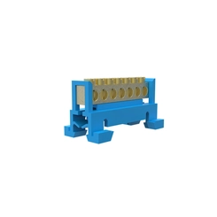 Barra de Neutro Azul 16mm 7 Furos SBTN-E7N - Enerbras