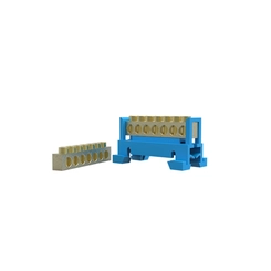 Barra de Neutro Azul 16mm 7 Furos SBTN-E7N - Enerbras
