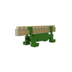 Barra de Terra Verde 16mm 12 Furos SBTN-E12T - Enerbras