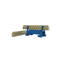 Barra de Neutro Azul 16mm 12 Furos SBTN-E12N - Enerbras