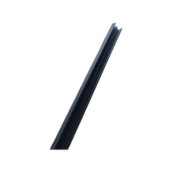Canaleta com Divisor 20x10x2000mm com Adesivo Preta 361/2-EFP - Enerbras