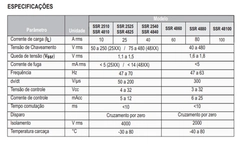 Relé de Estado Sólido 25A 4-32VCC 8824011025 - Novus