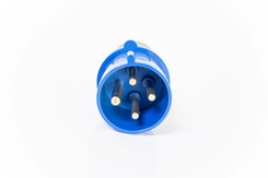 Plugue Industrial 3P+T 32A 220V 9h Azul IP44 05166.4279.44 - Soprano
