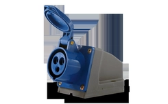 Tomada Industrial Sobrepor 3P+T 16A 220V 9h Azul IP44 05169.4009.44 - Soprano