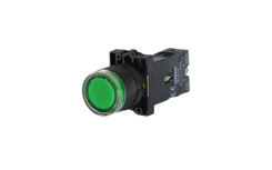 Botão Pulsador Iluminado Verde 220V 1NA 05141.1006.05 - Soprano