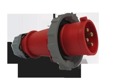Plugue Industrial 2P+T 16A 380V 9h Vermelho IP67 05166.3079.67 - Soprano