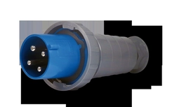 Plugue Industrial 3P+T 63A 220V 9h Azul IP67 05166.4579.67 - Soprano