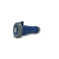 Acoplamento Industrial 2P+T 16A 220V 6h Azul IP67 05167.3056.67 - Soprano