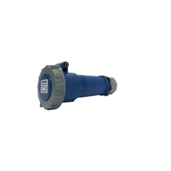 Acoplamento Industrial 2P+T 32A 220V 6h Azul IP67 05167.3256.67 - Soprano