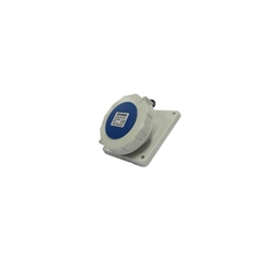 Tomada Industrial Embutir 2P+T 16A 220V 6h Azul IP67 05168.3046.67 - Soprano