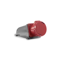 Tomada Industrial Sobrepor 3P+T 63A 380V 6h Vermelho IP67 05169.4506.67 - Soprano