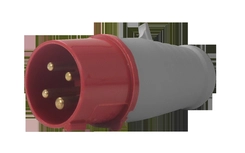 Plugue Industrial 3P+T+N 16A 380V 6h Vermelho IP44 05166.5076.44 - Soprano