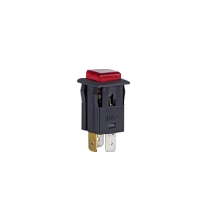 Chave Pushbutton 1A Vermelha 31123 5179 - Margirius
