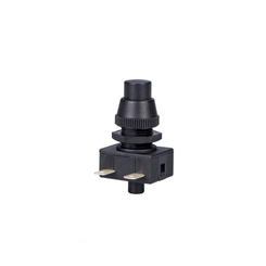 Chave Pushbutton 3A Preta 36123 PA007231 - Margirius