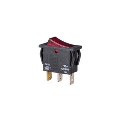 Chave Unipolar 10A 29123 Vermelha 5651 - Margirius