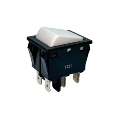 Chave Unipolar 6A 15123 Branca Liga/Desliga PA002918 - Margirius