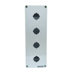 Caixa ABS 4 Furos 22mm 80x230x85mm Cinza IP65 169846 - Ace Schmersal