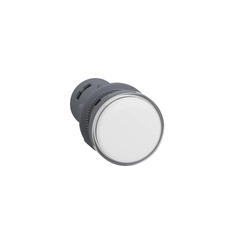 Sinaleiro LED XA2 Redondo 22mm 24V Branco XA2EVB1LC - Schneider Electric