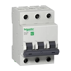 Disjuntor DIN Trifásico Curva C 25A EZ9F33325 - Schneider Electric