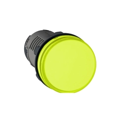 Sinaleiro LED XA2 Redondo 22mm 24V Amarelo XA2EVB8LC - Schneider Electric