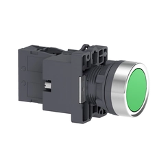 Botão XA2 Luminoso com LED 24VCC 1NA Verde XA2EW33B1 - Schneider Electric