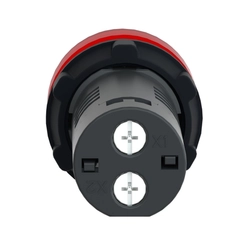 Sinaleiro LED XA2 Redondo 22mm 24V Vermelho XA2EVB4LC - Schneider Electric