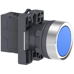Botão XA2 Impulso 1NA Azul XA2EA61 - Schneider Electric