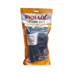 Extensão Paralela 3x0,75mm 5m 2P+T 10A 3 Tomadas Preta 25300305111 - Fiolux