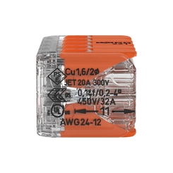 Conector de Emenda 10 Polos 0,02-4,0mm 221-420 - Wago