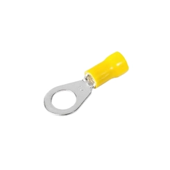 Terminal Olhal Isolado 25mm Amarelo Furo 6mm TPT-25-6 - Intelli