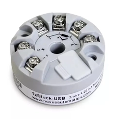 Transmissor de Temperatura TXBlock USB 4-20mA 8806000410 - Novus