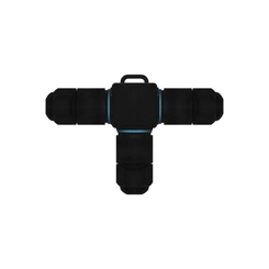 Conector Emenda Tipo T 3 Vias 24A IP68 15610001 - Blumenau