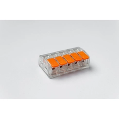 Conector de Emenda 5 Polos 0,02-4,0mm 32A F32415/25 - Frontec