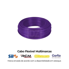 Cabo Flexível 0,50mm 750V Roxo - Carretel