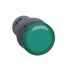Sinaleiro LED XA2 Redondo 22mm 24V Verde XA2EVB3LC - Schneider Electric