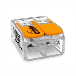 Conector de Emenda 2 Polos 0,08-4,0mm 221-412 - Wago