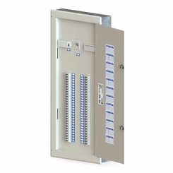 Quadro Distribuição Branco Embutir Barramento Trifásico 225A 56 Din - Opção