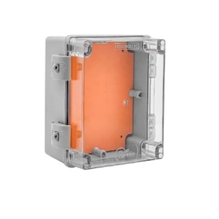 Caixa de Passagem PVC IP66 Sobrepor 190x150x110 Cinza Transparente 888171 - Rohdina