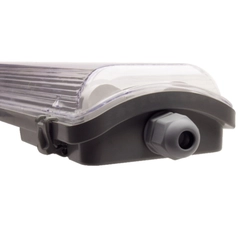 Luminária Hermética 2x10W T8 IP65 LI10000 - Empalux