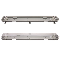 Luminária Hermética 2x10W T8 IP65 LI10000 - Empalux