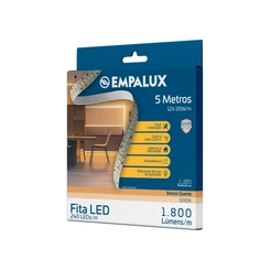 Fita LED 12V 12W/m 3000K Rolo 5m LS00013 - Empalux