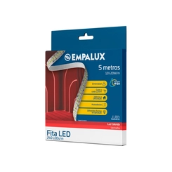 Fita LED 12V 12W/m 3000K Rolo 5m Vermelho LS00029 - Empalux